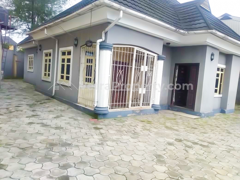  4 Bedroom Bungalow On 1 Plot Of Land In Eliozu For Sale  4 bedroom House for Sale Port Harcourt Rivers Vetra  Property