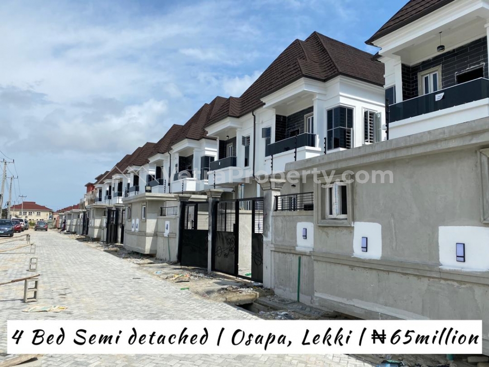  4 Bedroom Semi Detached Duplex For Sale At Lekki  4 bedroom House for Sale Lekki Lagos Vetra  Property