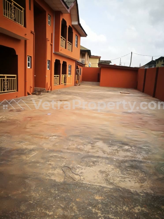  A very spacious and newly built 3 bedroom flat with big compound 600 down up 650  Flat for Rent Iju Lagos Vetra  Property