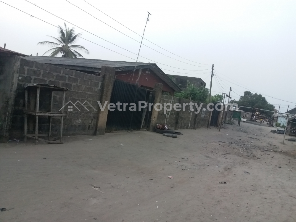  A building consisting of 3 bedroom bungalow with 2 mini flat and 2 room self contain attached and another set of 4 mini flat in the same compound  8 bedroom House for Sale Badagry Lagos Vetra  Property