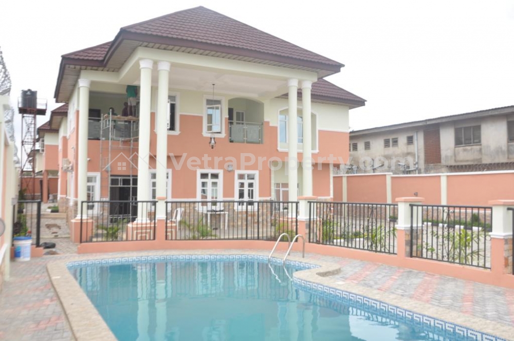  A lovely 5bedroom duplex with 3bedroom BQ with swimming pool  5 bedroom House for Sale  Lagos Vetra  Property