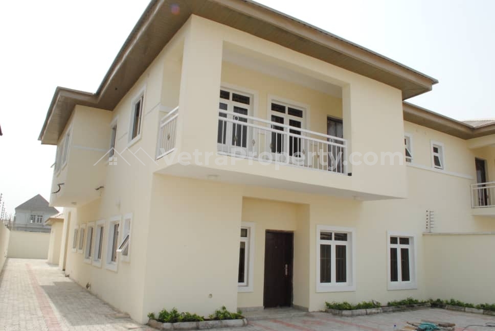  4bedroom semi detached duplex with 2room BQ  4 bedroom House for Sale Lekki Lagos Vetra  Property