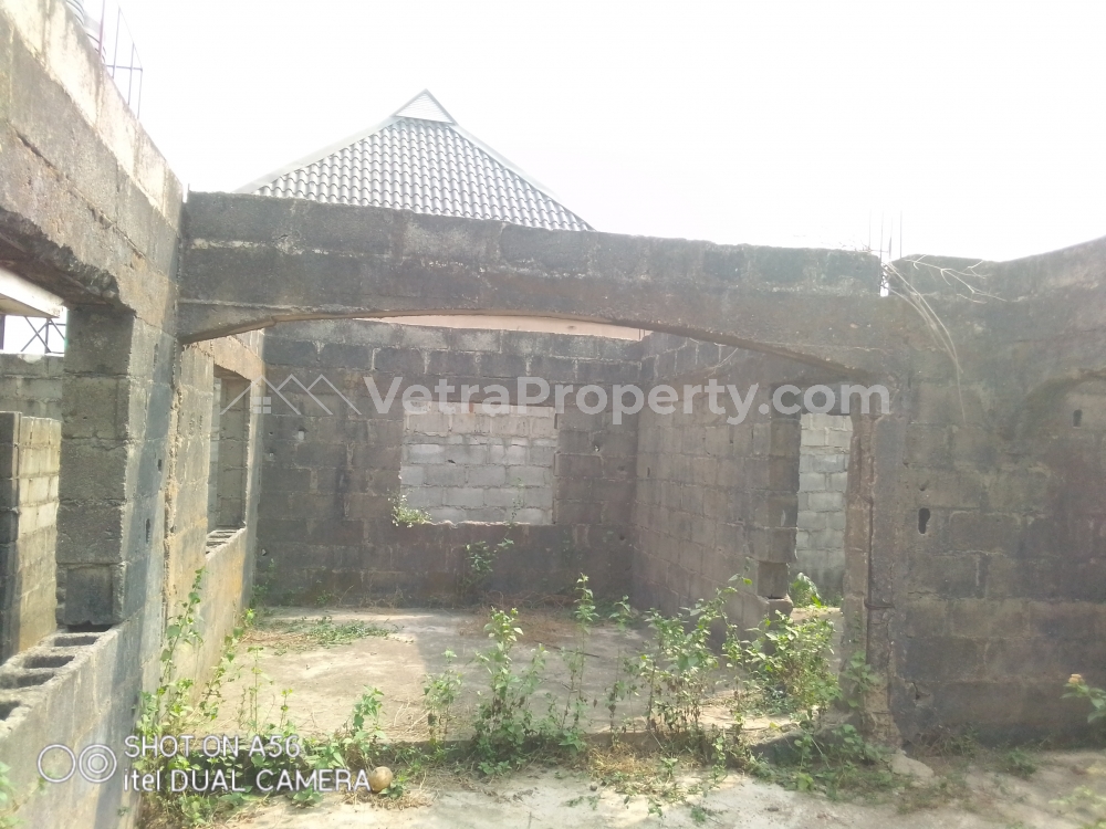  uncompleted 3 bedroom flat on a full plot of land with Deed of agreement, Family receipt:-  3 bedroom House for Sale Ikorodu Lagos Vetra  Property