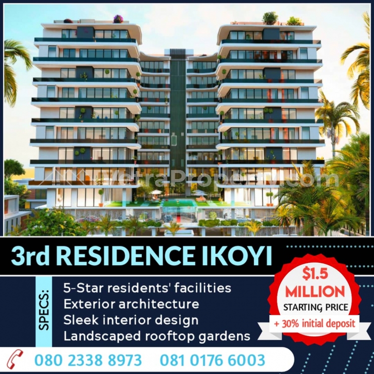  3RD RESIDENCE: 4 BEDROOM MAISIONETE AT IKOYI  4 bedroom House for Sale Ikoyi Lagos Vetra  Property