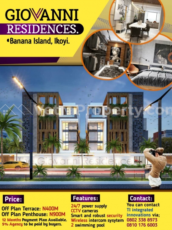  GIOVANNI RESIDENCE: 4 BEDROOM TERRACE AT BANANA ISLAND  4 bedroom House for Sale Ikoyi Lagos Vetra  Property