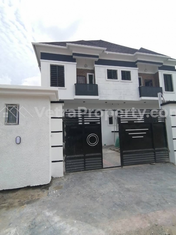  Newly built beautiful 4 bedroom semi-detached duplex with bq  House for Sale Ajah Lagos Vetra  Property