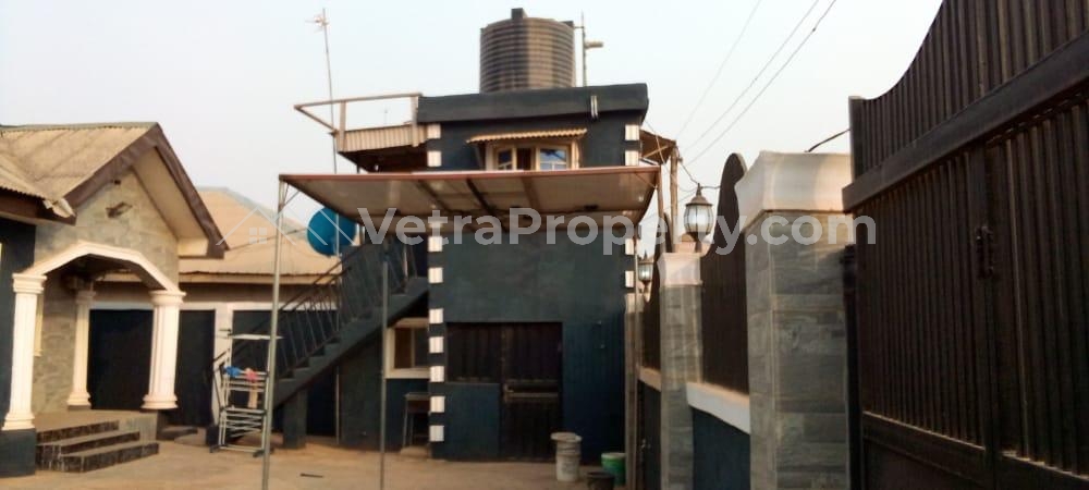  3 Bedroom Bungalow with Mini Flat  3 bedroom House for Sale Abeokuta Ogun Vetra  Property