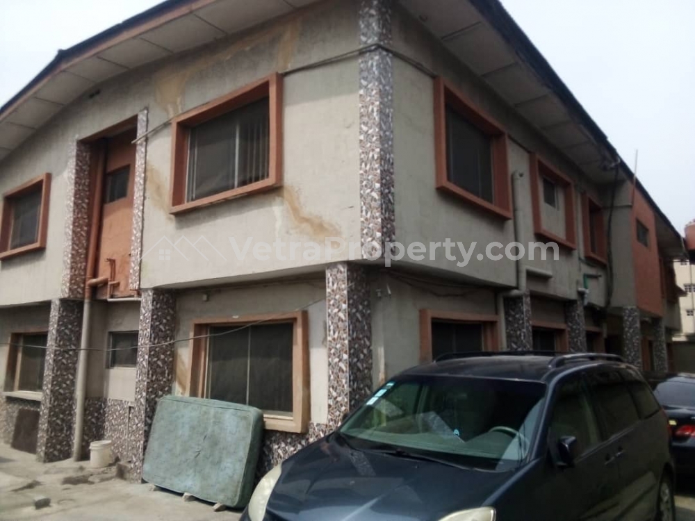  4 units of 3 bedroom flat facing the road  House for Sale Surulere Lagos Vetra  Property