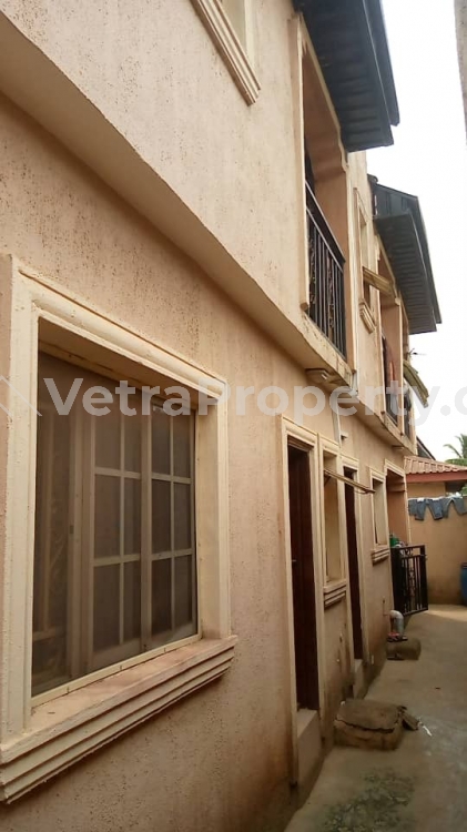  2 Nos of 2bedroom flat + 2mini flat on full half plot at Peace Estate Comand  2 bedroom House for Sale Ipaja Lagos Vetra  Property
