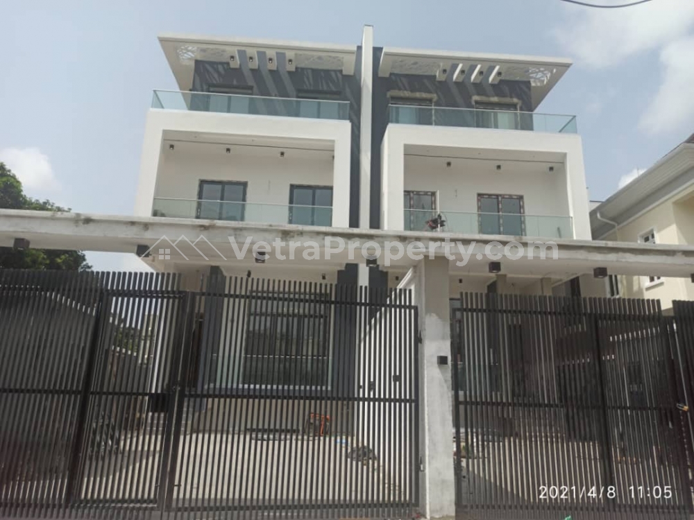  Brand New 5 Bedroom Detached house with 2 Room BQ , fitted kitchen, all ensuite  5 bedroom House for Sale Ikoyi Lagos Vetra  Property