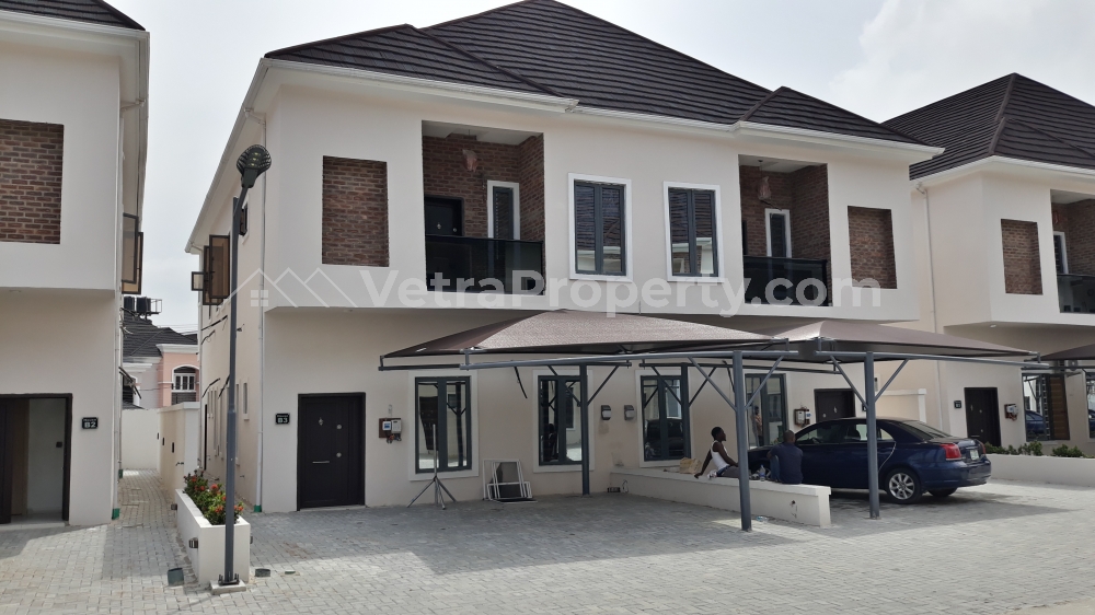  Brand New 4 bedroom semi detached duplex with Bq  4 bedroom House for Rent Lekki Lagos Vetra  Property