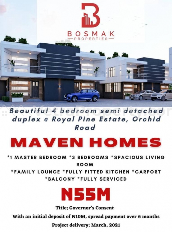  4 Bedroom Semi Detached Duplex In Good Estate Location  4 bedroom House for Sale Lekki Lagos Vetra  Property