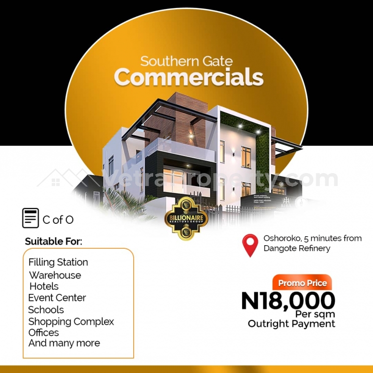  Commercial Plot Of Estate Land In Prime Location  Land for Sale Ibeju Lekki Lagos Vetra  Property