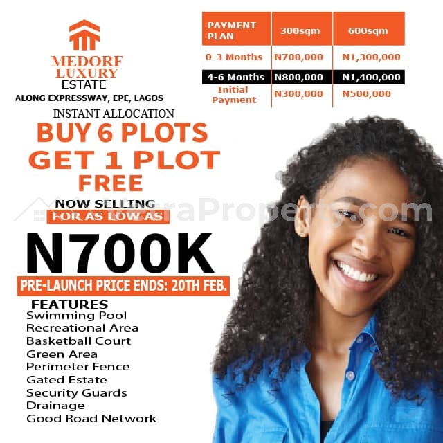  Plots Of Estate Land In Good Location  Land for Sale Epe Lagos Vetra  Property