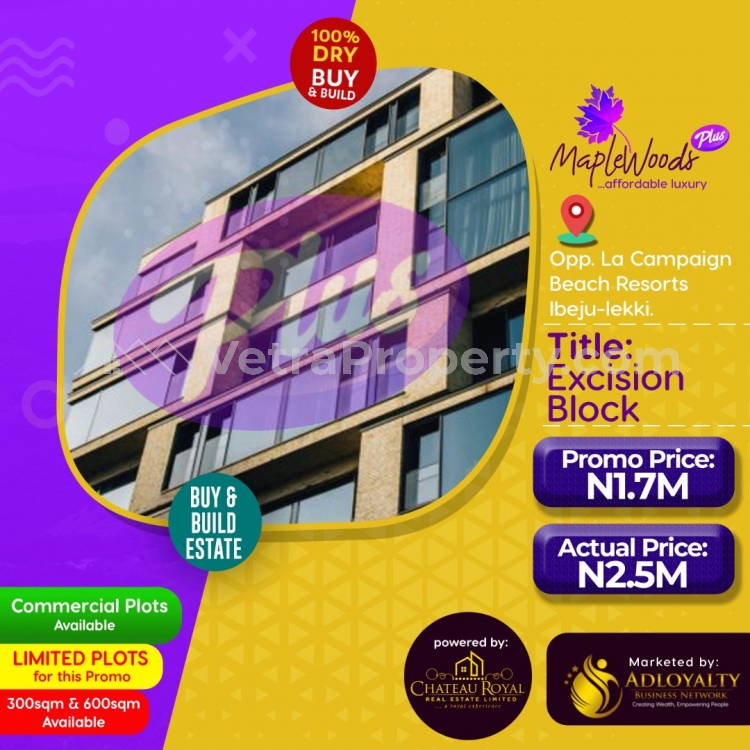  Plots Of Estate Land In Prime Location  Land for Sale Ibeju Lekki Lagos Vetra  Property