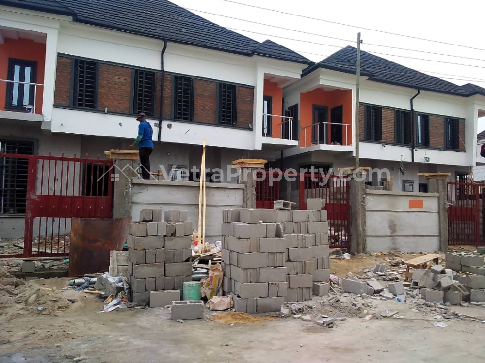  Newly Built 4 Bedroom Semi Detached Duplex With BQ  4 bedroom House for Sale Lekki Lagos Vetra  Property