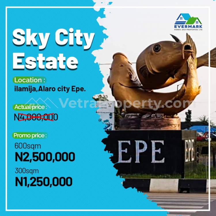  Plot Of Estate Land In Good Location  Land for Sale Epe Lagos Vetra  Property