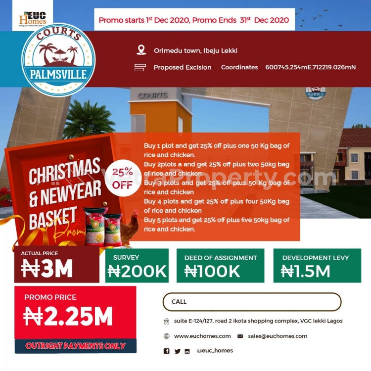  Plots Of Estate Land In Good Location  Land for Sale Ibeju Lekki Lagos Vetra  Property