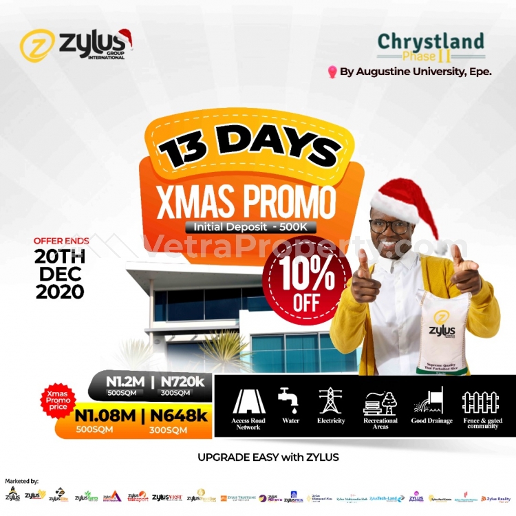  Prime Plot Of Estate Land In Good Location - Chrystland Estate 2  Land for Sale Epe Lagos Vetra  Property