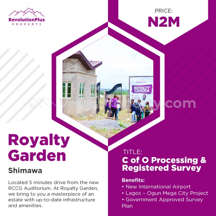  Plot Of Estate Land In Good Location  Land for Sale Obafemi Owode Ogun Vetra  Property