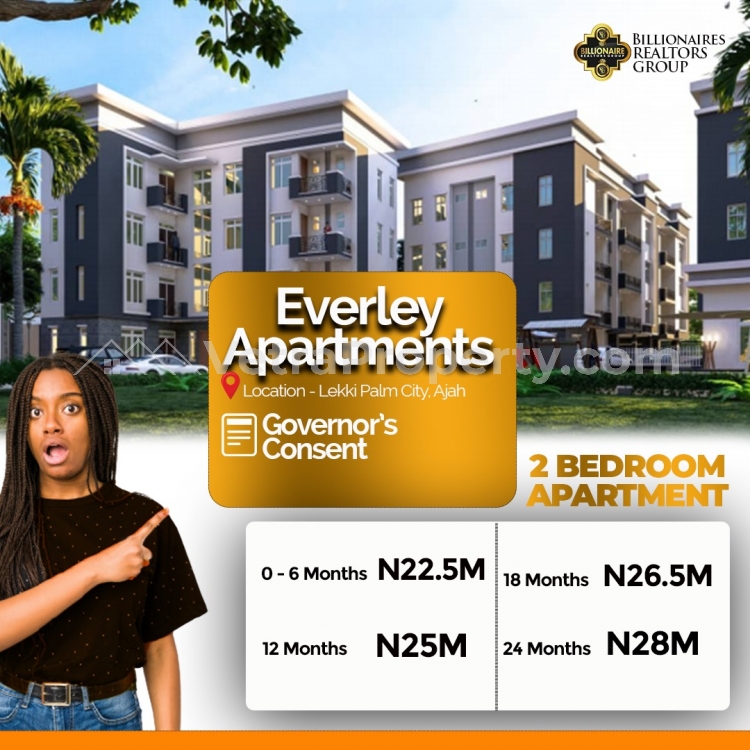  Beautiful 2 Bedroom Apartments - Everly Apartments  2 bedroom Flat for Sale Ajah Lagos Vetra  Property