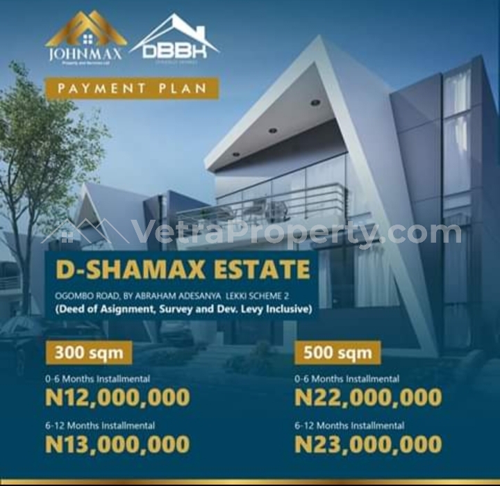  Estate Plot Of Land In Prime Location  Land for Sale Ajah Lagos Vetra  Property