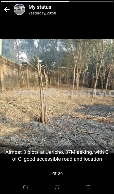  A standard 1622 sqm of Land at Jericho, idi ishin  Land for Sale Ibadan Oyo Vetra  Property