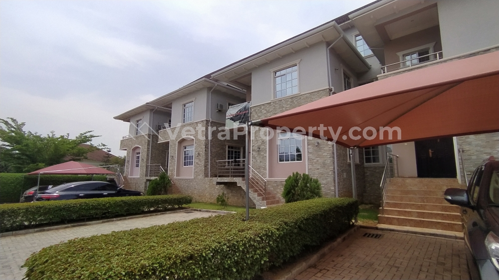  Newly built standard serviced 4 bedroom terraced duplex with swimming pool and gym house  4 bedroom House for Rent Katampe Ext Abuja Vetra  Property