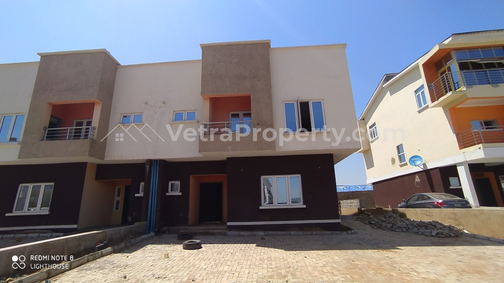  Spacious 4 bedroom semi detached duplex shell finished  4 bedroom House for Sale Karmo Abuja Vetra  Property
