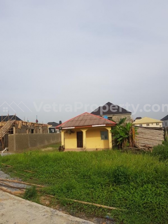  Half plot of land with a building on it  Land for Sale Ajah Lagos Vetra  Property