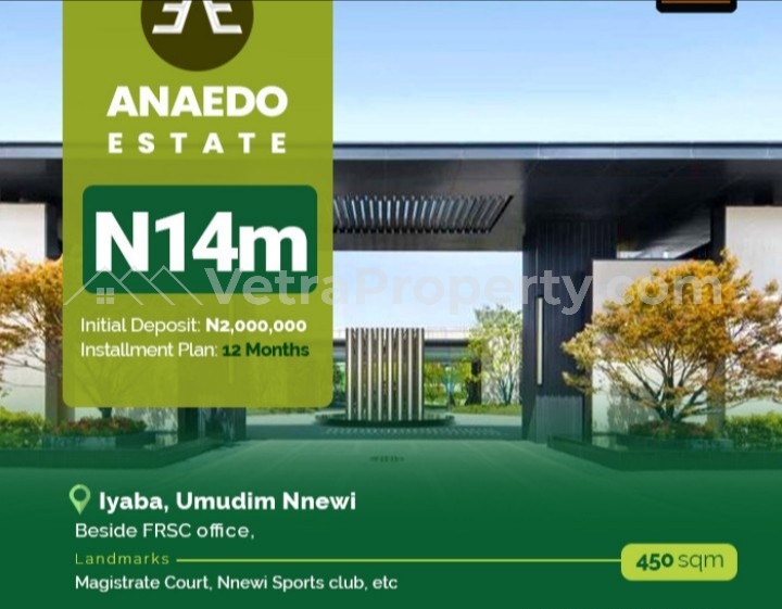  Land For Sale in Iyaba Umudim Nnewi Anambra state, Nigeria  Land for Sale Nnewi North Anambra Vetra  Property