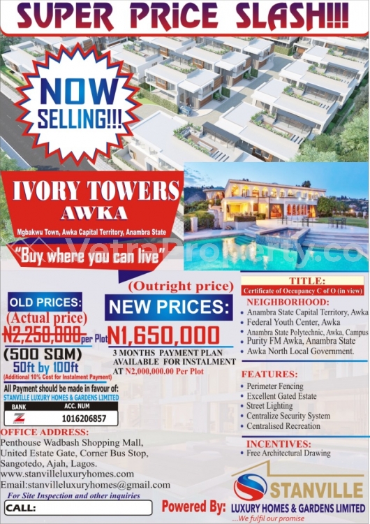  Commercial Plots of Lands For Sale in Awka  Land for Sale Awka North Anambra Vetra  Property
