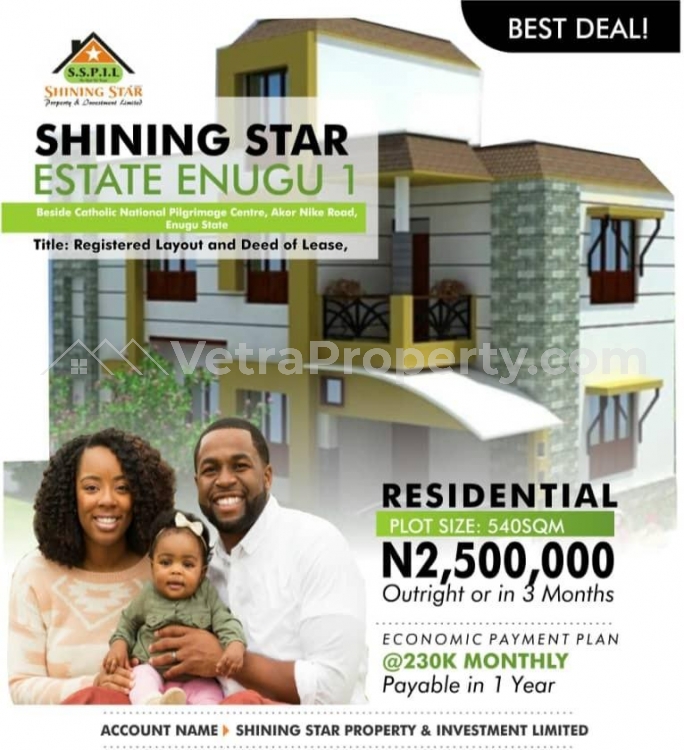  Land For Sale Akor Nike Road Enugu State, Nigeria  Land for Sale Enugu Enugu Vetra  Property