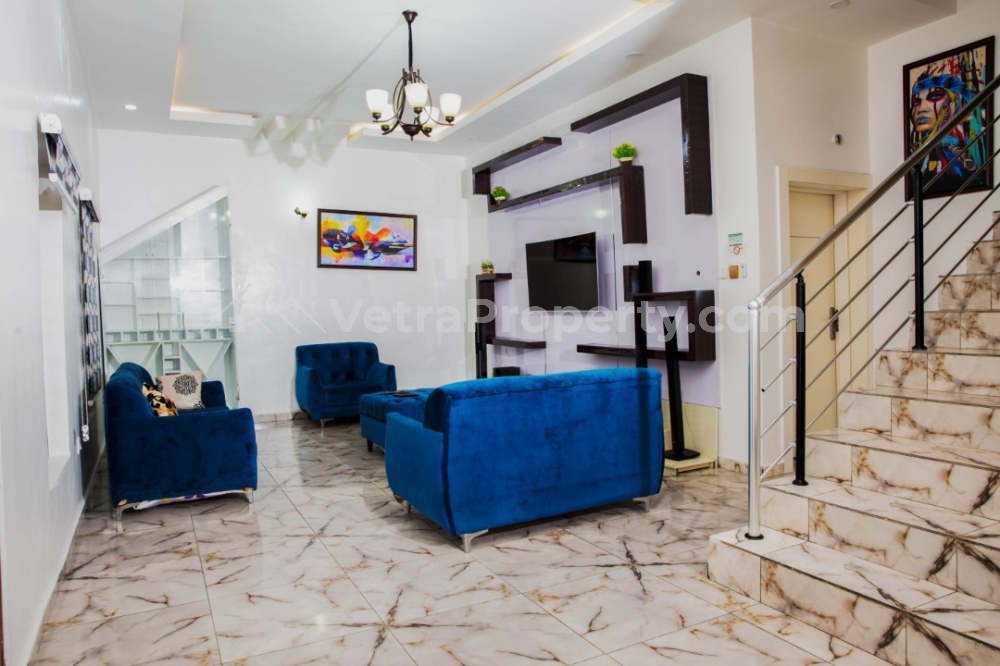  Luxurious 4 Bedroom Duplex with Two Living Room's 24 Hours Electricity and Security  3 bedroom Flat for Short let Lekki Lagos Vetra  Property