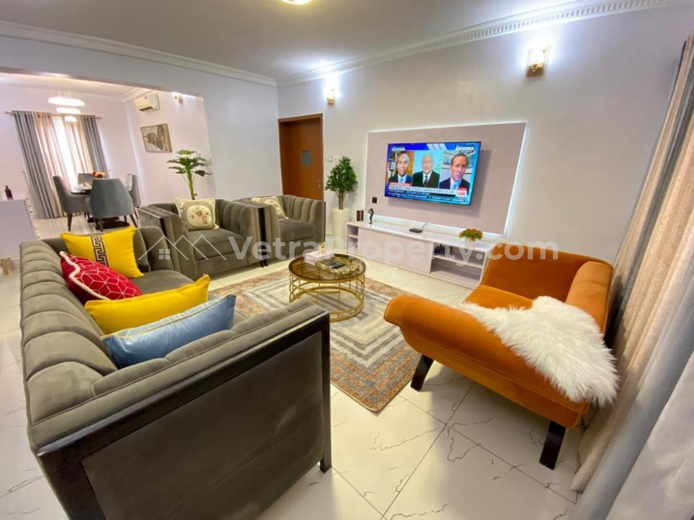  Luxurious 3 Bedroom With Executive Facilities Comes With 24 Hours Electricity And Security  3 bedroom Flat for Short let Lekki Lagos Vetra  Property