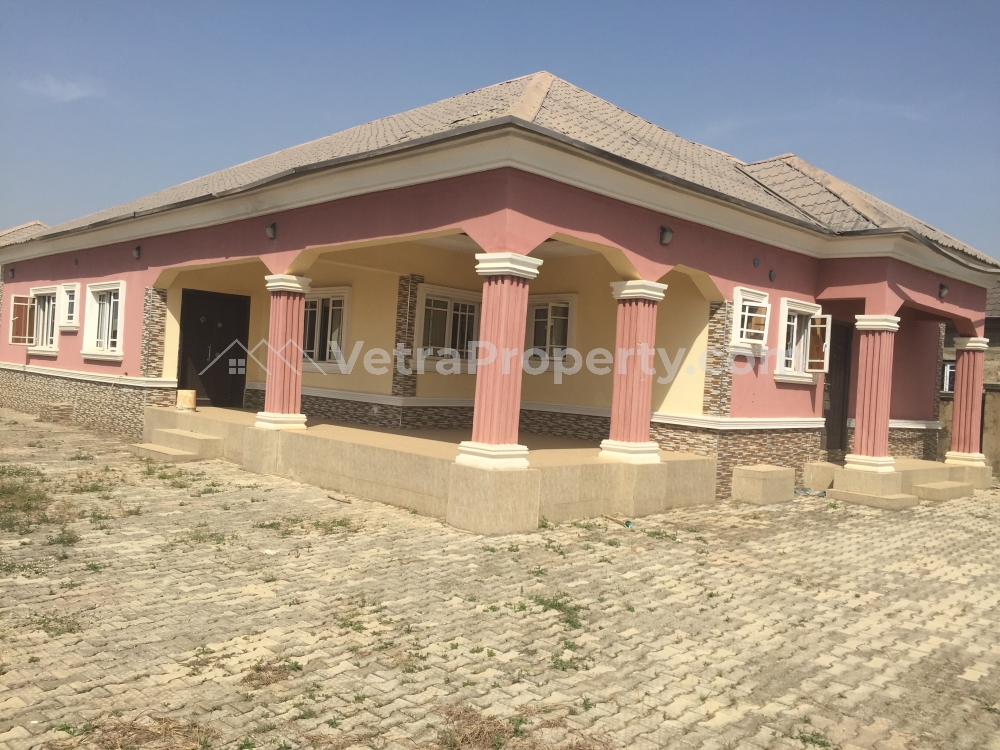  A well renovated 3bedroom with 1bq at oilspring estate  3 bedroom House for Rent Lugbe Abuja Vetra  Property