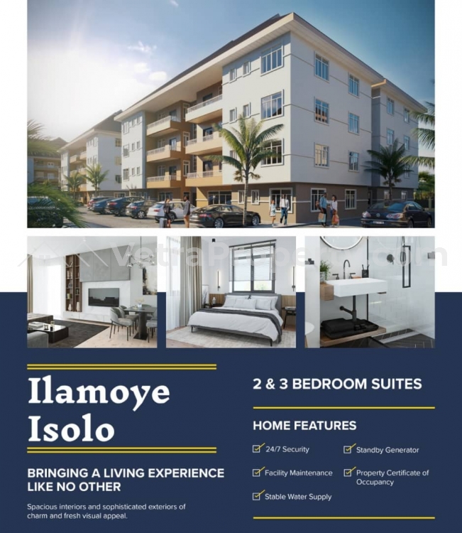  Newly Built Flats FOR SALE  Flat for Sale Isolo Lagos Vetra  Property