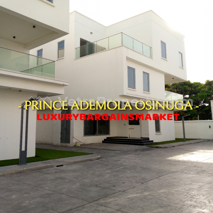  PRINCE ADEMOLA OSINUGA OFFERS FRESH / NEWLY BUILT 5 BEDROOM DETACHED HOUSE + 2 ROOMS BQ+POOL+GYM ETC IN CENTRAL IKOYI @N550M!  5 bedroom House for Sale Ikoyi Lagos Vetra  Property