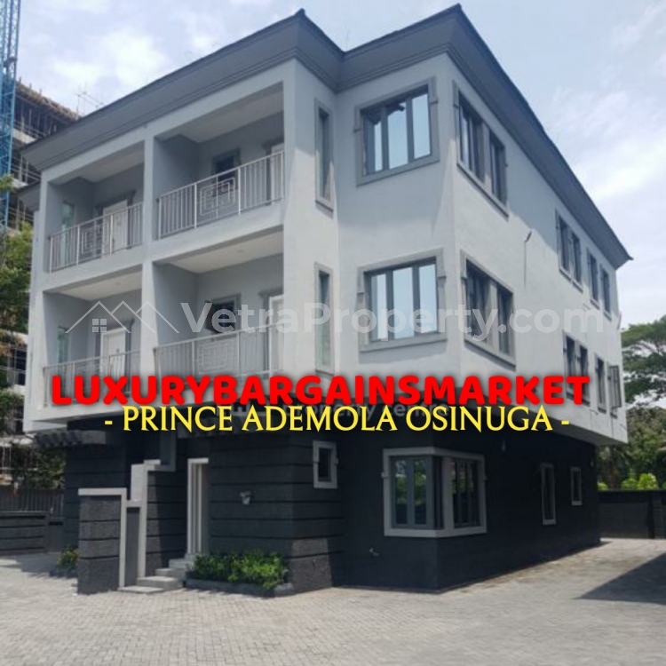  PRINCE ADEMOLA OSINUGA OFFERS! NEWLY BUILT 4 BEDROOM SEMI DETACHED TERRACE HOUSE + BQ+ SWIMMING POOL  4 bedroom House for Rent Ikoyi Lagos Vetra  Property