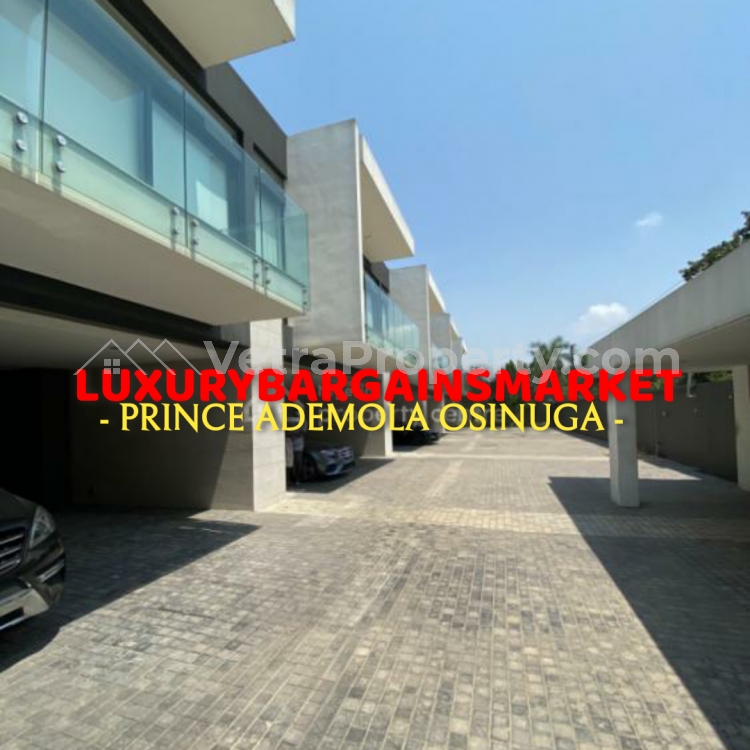  EXCLUSIVE & CLASSY TERRACE HOUSE + PRIVATE GARDEN + GYM + POOL + 2 ROOMS BQ  4 bedroom House for Rent Ikoyi Lagos Vetra  Property