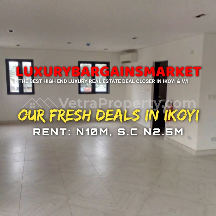  HOT! FRESH DEAL! CORPORATE LEASE - BRAND NEW 24 UNITS OF 3 BEDROOMS MAISONETTE APARTMENTS PLUS STAFF ROOM ELEVATOR GYM SWIMMING POOL TENNIS COURT ETC IN IKOYI @N10M. CALL PRINCE ADEMOLA OSINUGA LUXURYBARGAINSMARKET NOW TO CLOSE IMMEDIATELY  3 bedroom House for Rent Ikoyi Lagos Vetra  Property