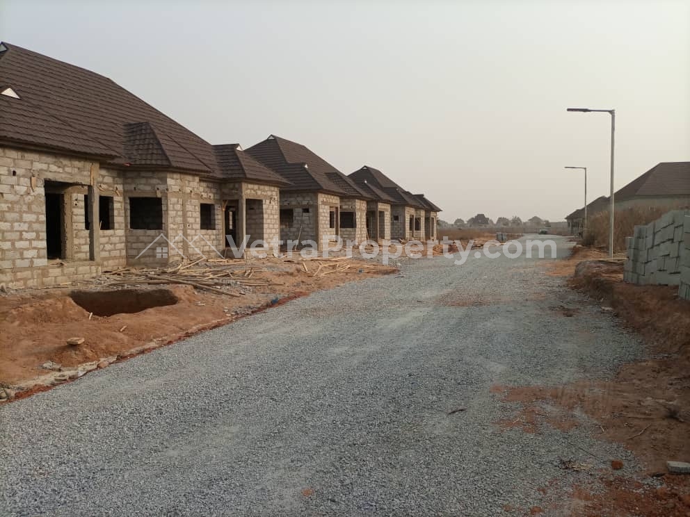  Standard 6-unit Bungalow of 2bedroom semi-detached at roof level for sale  House for Sale Lugbe Abuja Vetra  Property