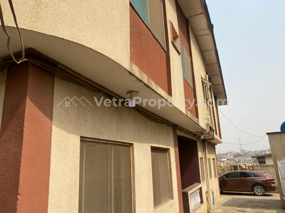  8 flats of 6 nos of 2 bedroom flats and 2 nos of mini-flat at off college road Ogba..  House for Sale Ogba Lagos Vetra  Property