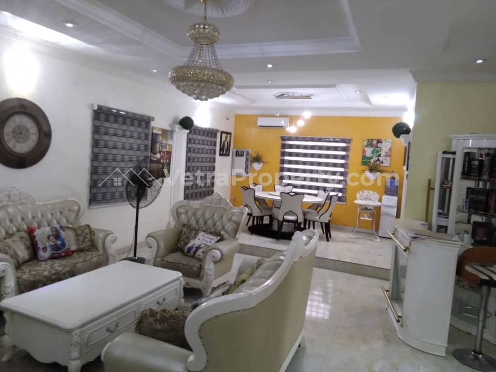  FOR SALE 5brm fully detached hse with a rm bq, tastefully finished,at Ojodu good for residential and commercial. Title C of O. 80m.  House for Sale Ojodu Lagos Vetra  Property