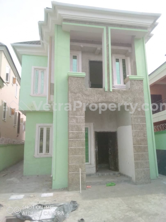  Brand New 5 Bedroom Fully Duplex with BQ(Room, Parlor and kitchen self contain) Asking Land size: 320sqms (Can Park 4 cars)  House for Sale Ojodu Lagos Vetra  Property