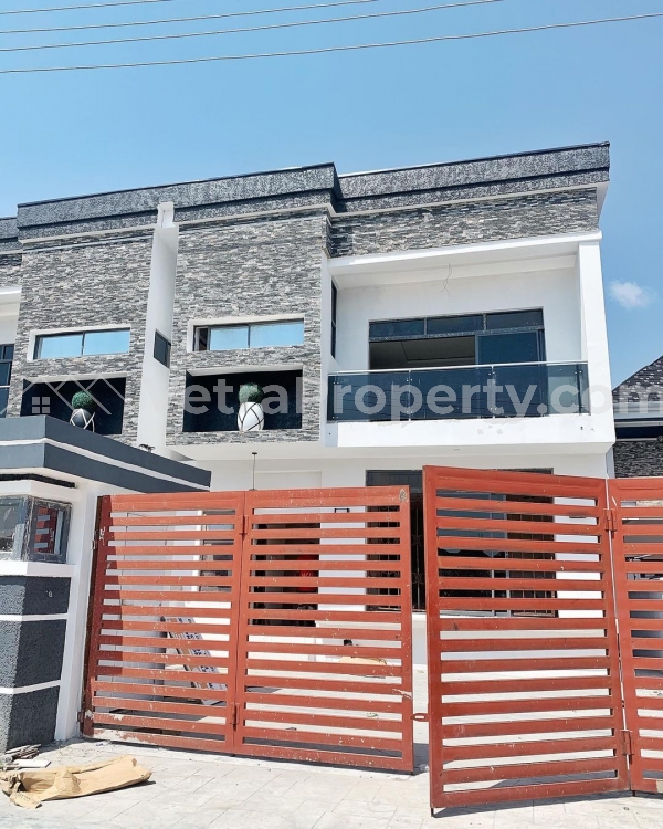  Brand New Spacious 4 Bedroom Semi Detached Duplex with BQ  4 bedroom House for Sale Lekki Lagos Vetra  Property