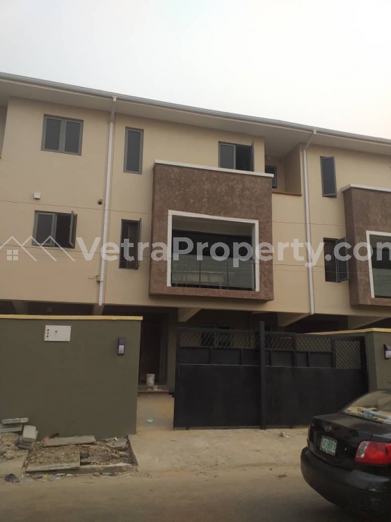  Newly built 4 bedroom self compound terrace with bq  4 bedroom House for Sale Ikeja Lagos Vetra  Property