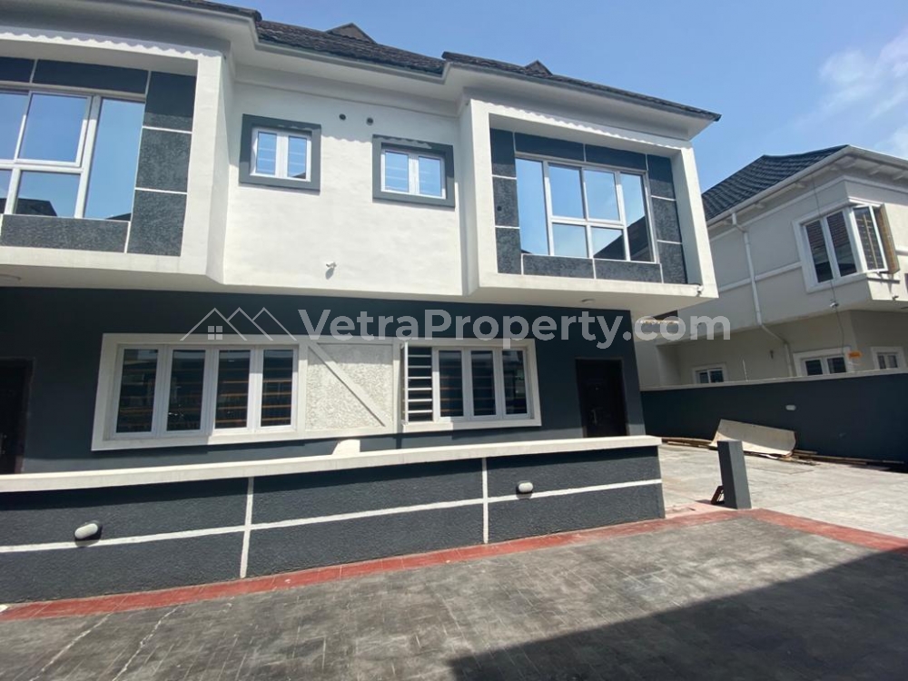  4 Bedroom Semi Detached Duplex with Bq  4 bedroom House for Sale Lekki Lagos Vetra  Property
