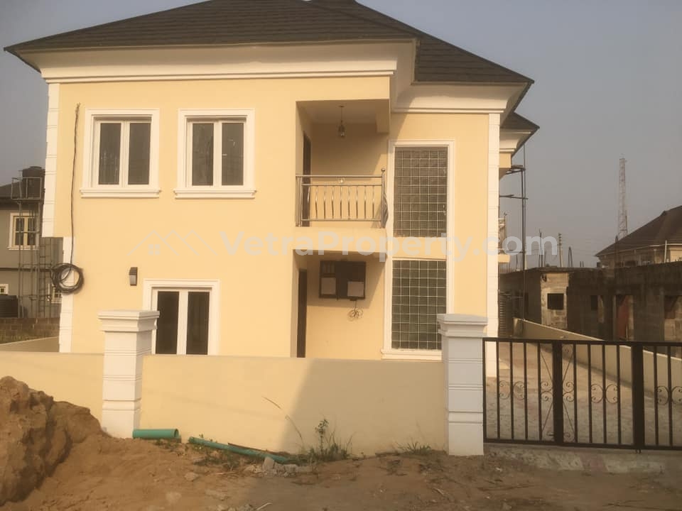  A brand new 4bedroom detached house at Discovery Gardens, OPIC Isheri. Rent: 1.6m  House for Rent Ojodu Lagos Vetra  Property