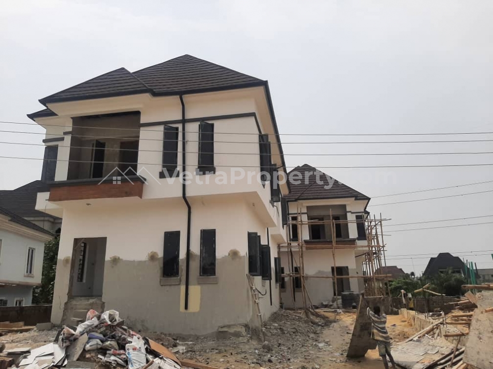  Newly built 4 bedroom detached duplex with BQ (80% con stage)  4 bedroom House for Sale Ajah Lagos Vetra  Property